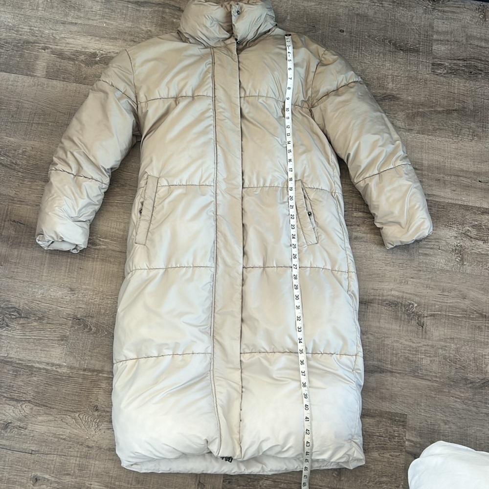 Busayo Collective Long Ombre Puffer Coat size S - Picture 9 of 14